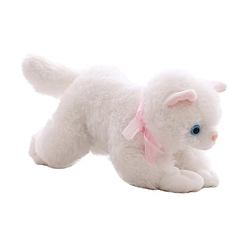Alasum Simulation Katze Puppe Cartoon Puppe Tier Für Geburtstag Puppe Weiß Alasum Simulation Katze Puppe Cartoon Puppe Tier Für Geburtstag Puppe Weiß von Alasum