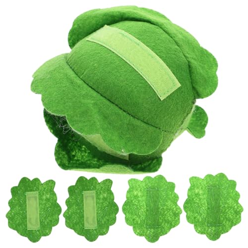Alasum Montessori Abziehbares Filzkohl-Spielzeug Handgemachtes Gemüse-Set Frühlernspielzeug Für Kinder von Alasum
