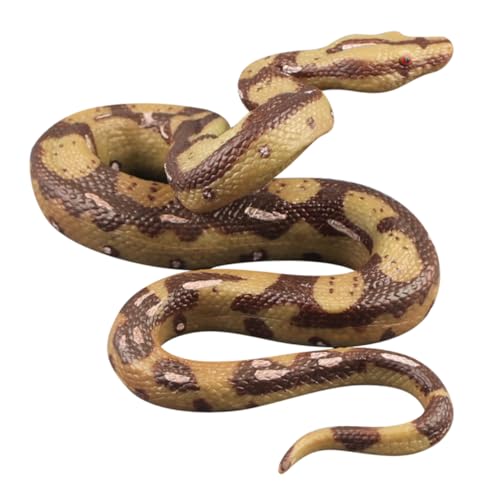 Alasum Simulierte Boa Constrictor Realistisches Schlangenmodell Gefälschtes Schlangenspielzeug Simulation Schlangenmodell Realistische Schlangenstatue Kinderspielzeug Brown PVC Alasum Simulierte Boa Constrictor Realistisches Schlangenmodell Gefälschtes Schlangenspielzeug Simulation Schlangenmodell Realistische Schlangenstatue Kinderspielzeug Brown PVC von Alasum