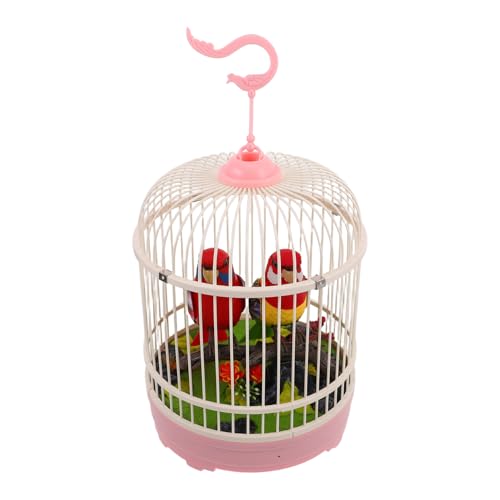 Alasum Simulierter Vogelkäfig für interaktives Elektrisches Vogelkäfigspielzeug in Vogelform aus Kunststoff singender Vogel Plastik Alasum Simulierter Vogelkäfig für interaktives Elektrisches Vogelkäfigspielzeug in Vogelform aus Kunststoff singender Vogel Plastik von Alasum