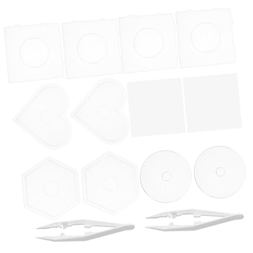 Alasum Teiliges Bügelperlen Steckplatten Transparent Multifunktionales Kunststoff Perlenbrett mit Herz Sechseck Kreis Praktische DIY Bastelvorlagen für Perlen Zeitsparend und Präzise Alasum Teiliges Bügelperlen Steckplatten Transparent Multifunktionales Kunststoff Perlenbrett mit Herz Sechseck Kreis Praktische DIY Bastelvorlagen für Perlen Zeitsparend und Präzise von Alasum