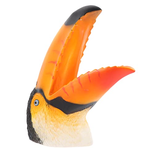 Alasum Tierhand Handpuppe Frühpädagogisches Tierisches Handspielzeug -geschichten Erzählende Puppe Interaktives Eltern- - Orange Weiches Gummi von Alasum