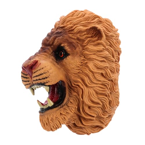 Alasum Realistische Löwen-handpuppe Spielzeug Tierpuppe Für Kinder Spielzeug Weiches Material Kinder Rollenspiel-handpuppe von Alasum