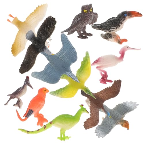 Alasum Vogel Puppen Sammlung 12pcs Wildlife Modell Spielzeug Pädagogisches Tier Figuren Für Jungen Und Mädchen Lernen Alasum Vogel Puppen Sammlung 12pcs Wildlife Modell Spielzeug Pädagogisches Tier Figuren Für Jungen Und Mädchen Lernen von Alasum