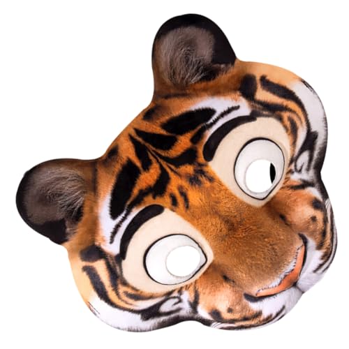 Alasum Tigermaske: Realistische Tiger-halbgesichtsmaske Für Halloween, Karneval Und Kostümpartys – Eva-tier-cosplay-requisiten Mit Elastischem Band Alasum Tigermaske: Realistische Tiger-halbgesichtsmaske Für Halloween, Karneval Und Kostümpartys – Eva-tier-cosplay-requisiten Mit Elastischem Band von Alasum