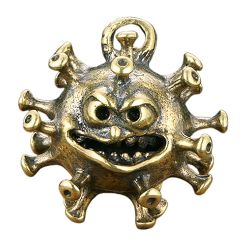 Alasum Virusornament aus Messing einzigartige Armbandanhänger für die Herstellung von Armbändern Cartoon-Streichspielzeug Messingstatue Messingverzierungen Kupfer Golden Alasum Virusornament aus Messing einzigartige Armbandanhänger für die Herstellung von Armbändern Cartoon-Streichspielzeug Messingstatue Messingverzierungen Kupfer Golden von Alasum