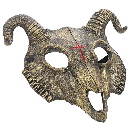 3d-ziegenschädel-maske Kostümzubehör Für Halloween Cosplay Tiermaske Neuartige Maske 3d-ziegenschädel-maske Kostümzubehör Für Halloween Cosplay Tiermaske Neuartige Maske von Alasum