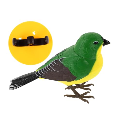 Alasum elektrisches Vogelspielzeug Vogel Vielseitig verwendbares batteriebetrieben Vogeldekore Simulation eines zwitschernden Vogels Plastik Green Alasum elektrisches Vogelspielzeug Vogel Vielseitig verwendbares batteriebetrieben Vogeldekore Simulation eines zwitschernden Vogels Plastik Green von Alasum