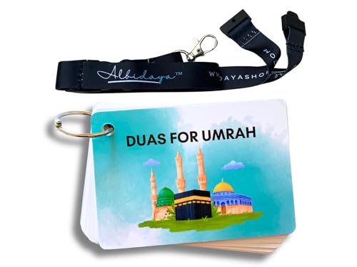 Umrah Dua Karten (mit Schlüsselband) von Albidaya Islamic Store