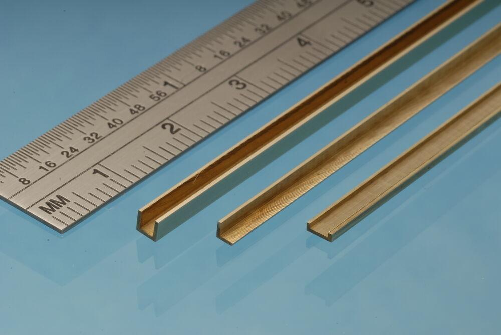 Brass I Beam 2 x 1 mm von Albion Alloys