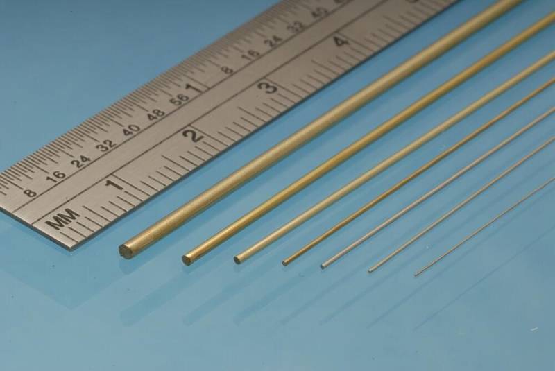 Brass Rod 3.0 mm von Albion Alloys