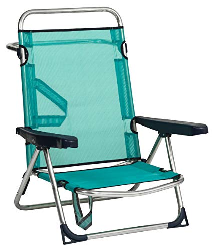 Alco – Bett Stuhl Strand Aluminium Fibreline Türkis (30 1 – 607 AZ) von Alco-Albert