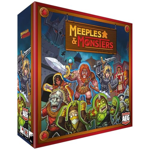 Alderac Entertainment - Meeples and Monsters - Board Game - Base Game - for 2-4 Players - from Ages 13+ - English von AEG