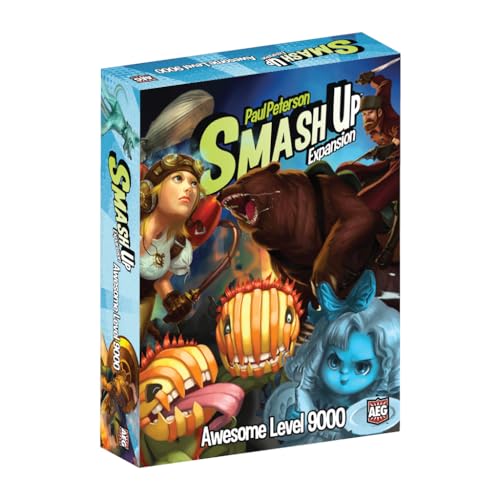 Alderac Entertainment Group | Smash Up Awesome Level 9000 | Card Game for 2 tot 4 Players in English | Standalone Expansion | Ages 12+ von AEG