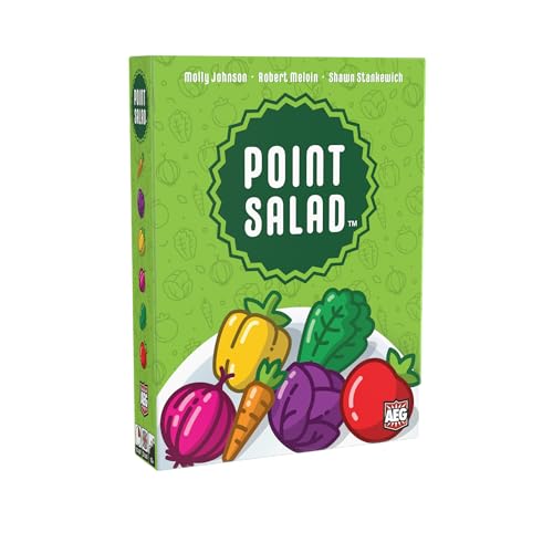 Alderac Entertainment Group , Point Salad , Board Game , Ages 8+ , 2 to 6 Players , 15 to 30 Minutes Playing Time, Multicolour, 14.48 x 19.56 x 4.57 cm von Alderac Entertainment Group