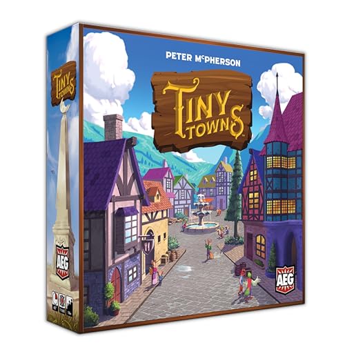 Alderac Entertainment - Tiny Towns - Board Game - Base Game - for 1-6 Players - from Ages 14+ - English von AEG