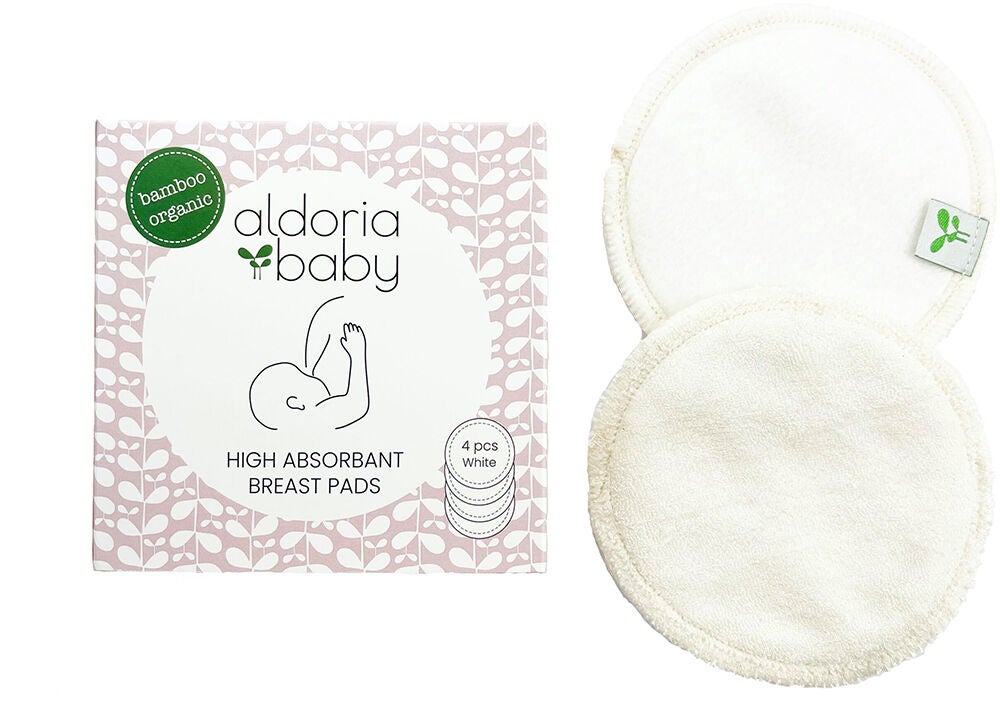 Aldoria Baby Stilleinlagen 4er-Pack, Weiß von Aldoria Baby