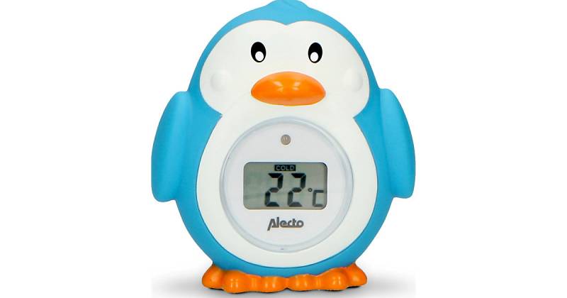 Badethermometer BC-11 PINGUIN blau/weiß von Alecto