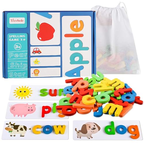 Aleevii Montessori Spielzeug ab 4 Jahre Montessori Buchstaben Lernen Spielzeug Holzbuchstaben Lernspielzeug für Kinder in Der Vorschule Aleevii Montessori Spielzeug ab 4 Jahre Montessori Buchstaben Lernen Spielzeug Holzbuchstaben Lernspielzeug für Kinder in Der Vorschule von Aleevii