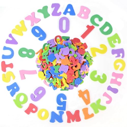 Alethron Moosgummi Buchstaben Aufkleber, 390 Stück Moosgummi Selbstklebend Buchstaben Zahlen Aufkleber, A-Z & 0-9 Filzbuchstaben Selbstklebend Klebebuchstaben Zahlen Sticker für Kartendekoration Schul Alethron Moosgummi Buchstaben Aufkleber, 390 Stück Moosgummi Selbstklebend Buchstaben Zahlen Aufkleber, A-Z & 0-9 Filzbuchstaben Selbstklebend Klebebuchstaben Zahlen Sticker für Kartendekoration Schul von Alethron