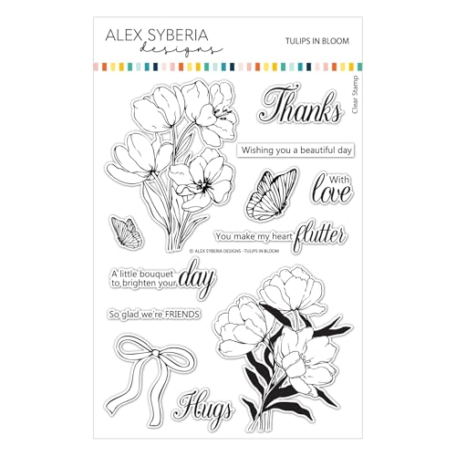 Alex Syberia Designs Stempelset Tulpen in Bloom von Alex Syberia Designs