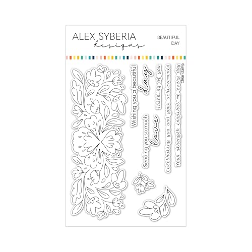 Alex Syberia Designs - Wunderschönes Tagesstempel-Set von Alex Syberia Designs