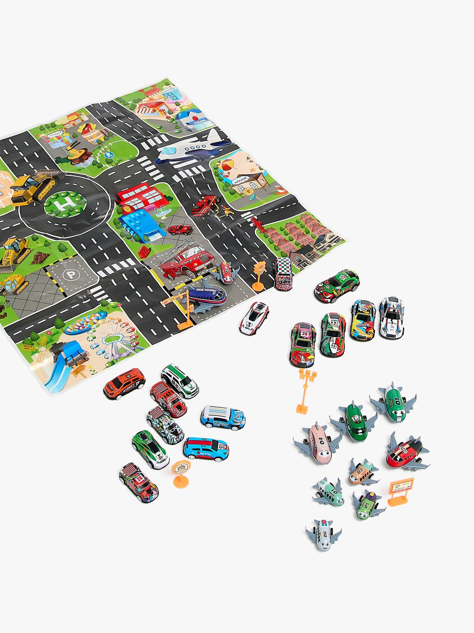 Alex's Garage Aufbewahrungsbehälter mit 25 Rückziehautos von Alex's Garage