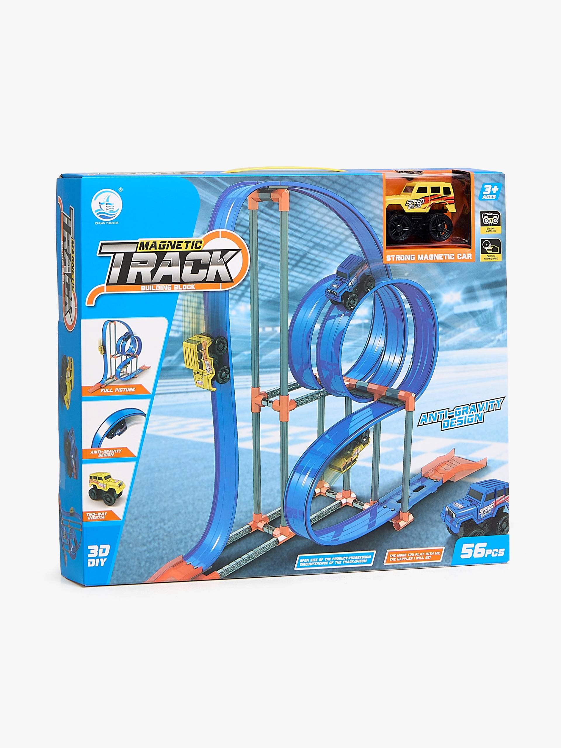 Alex's Garage Magnetische Autorennbahn 56 Teile von Alex's Garage