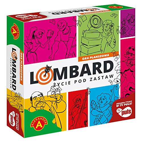 Z.P. Alexander 2292 - Lombard- Gesellschaftsspiel für Spieler in die Welt des TVprogramms Lombard, Spieles geeignet für Kinder ab 12 Jahren, für 2-4 von A ALEXANDER