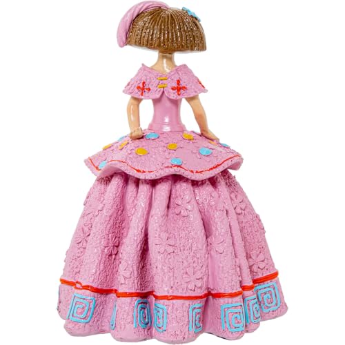 Alexandra House Living Dekorative Figur Rosa Kunststoff Kleid 15 x 15 x 21 cm von Alexandra House Living