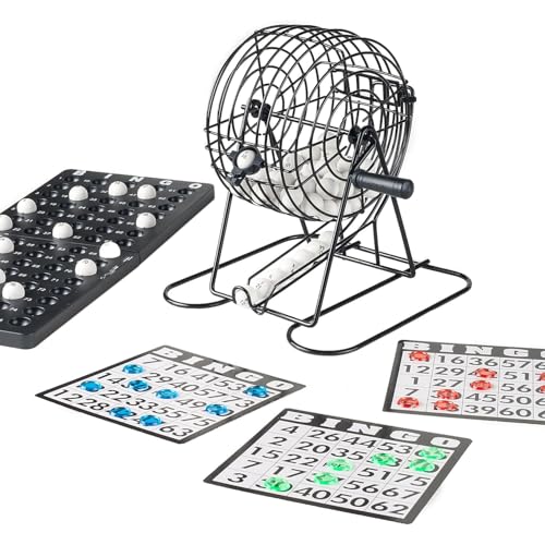 AlexandreHouse Bingo-Spiel, 75 Kugeln, Trommel R aus Metall AlexandreHouse Bingo-Spiel, 75 Kugeln, Trommel R aus Metall von AlexandreHouse