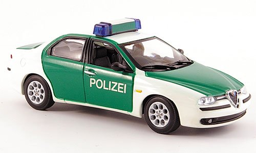 Alfa Romeo 156, Polizei Deutschland, 1997, Modellauto, Fertigmodell, Minichamps 1:43 Alfa Romeo 156, Polizei Deutschland, 1997, Modellauto, Fertigmodell, Minichamps 1:43 von Alfa Romeo