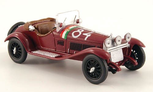 Alfa Romeo 6C 1750 GS, No.84, Mille Miglia, 1930, Modellauto, Fertigmodell, MCW-SC31 1:43 von Alfa Romeo