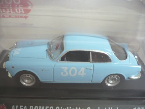 Alfa Romeo Giulietta Sprint Veloce, No.304, Mille Miglia, 1955, Modellauto, Fertigmodell, MCW-SC31 1:43 von Alfa Romeo