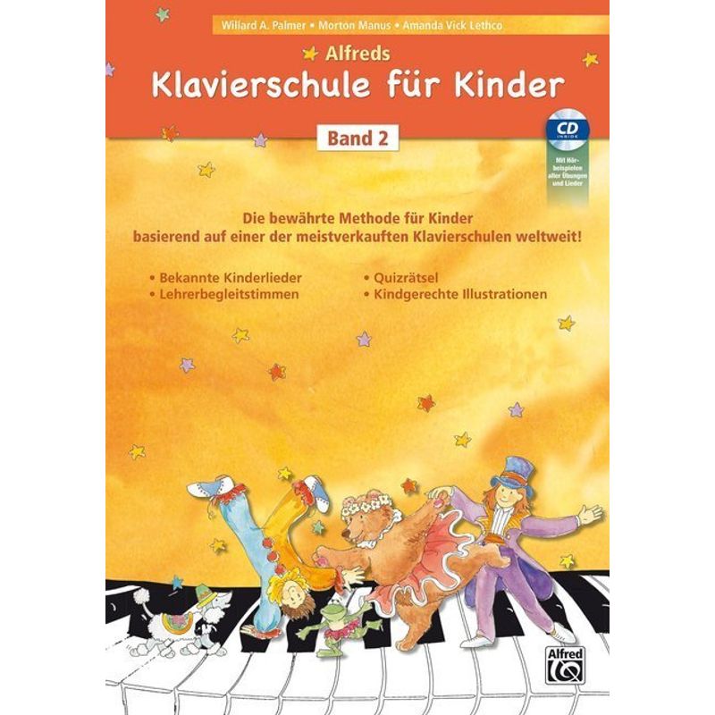 Alfreds Klavierschule für Kinder, m. 1 Audio-CD.Bd.2 von Alfred Music Publishing