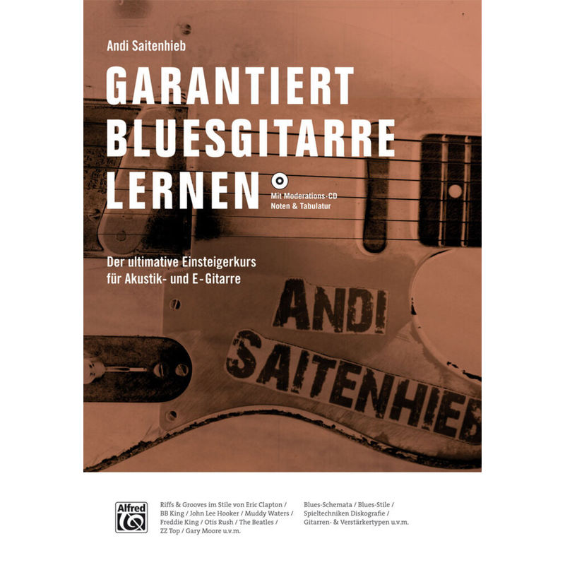 Garantiert Bluesgitarre lernen, m. CD-ROM von Alfred Music Publishing