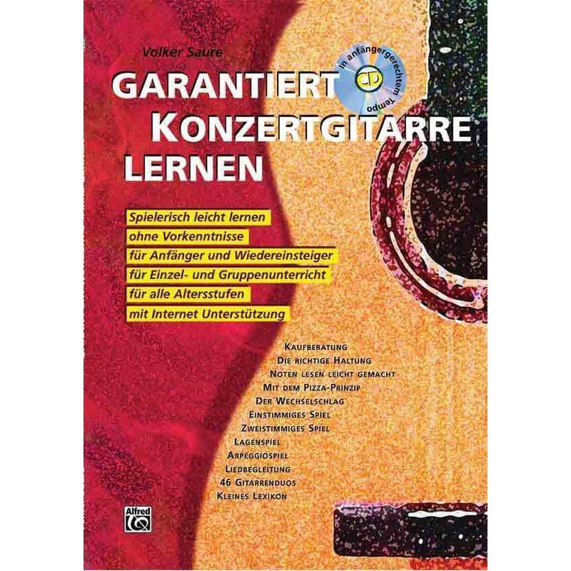 Garantiert Konzertgitarre lernen, m. Audio-CD.Bd.1 von Alfred Music Publishing