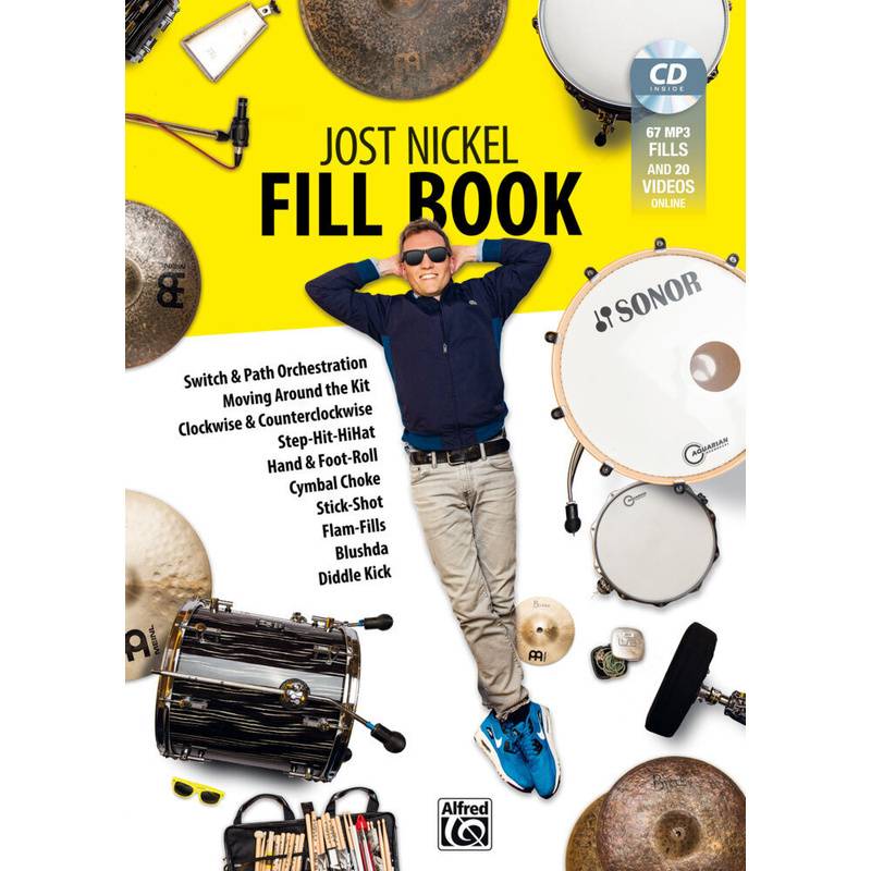 Jost Nickel Fill Book, for drums, m. MP3-CD von Alfred Music Publishing
