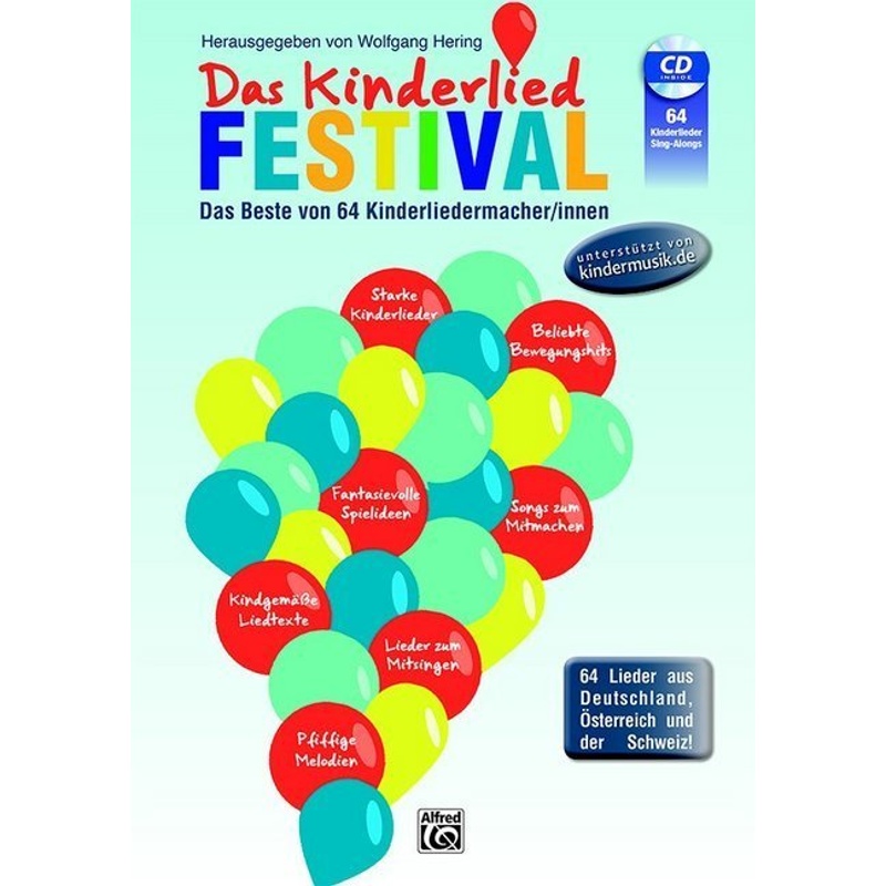 KinderliedFestival, m. 1 Audio-CD von Alfred Music Publishing