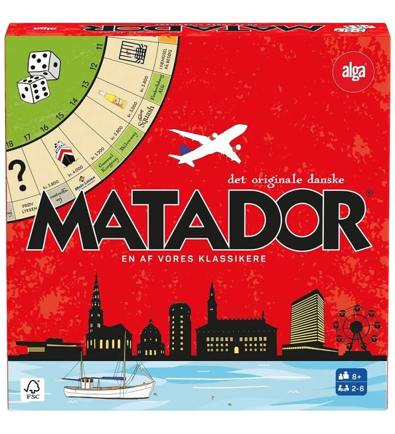 Alga Brettspiel - Matador - Alga - One Size - Brettspiele Alga Brettspiel - Matador - Alga - One Size - Brettspiele von Alga