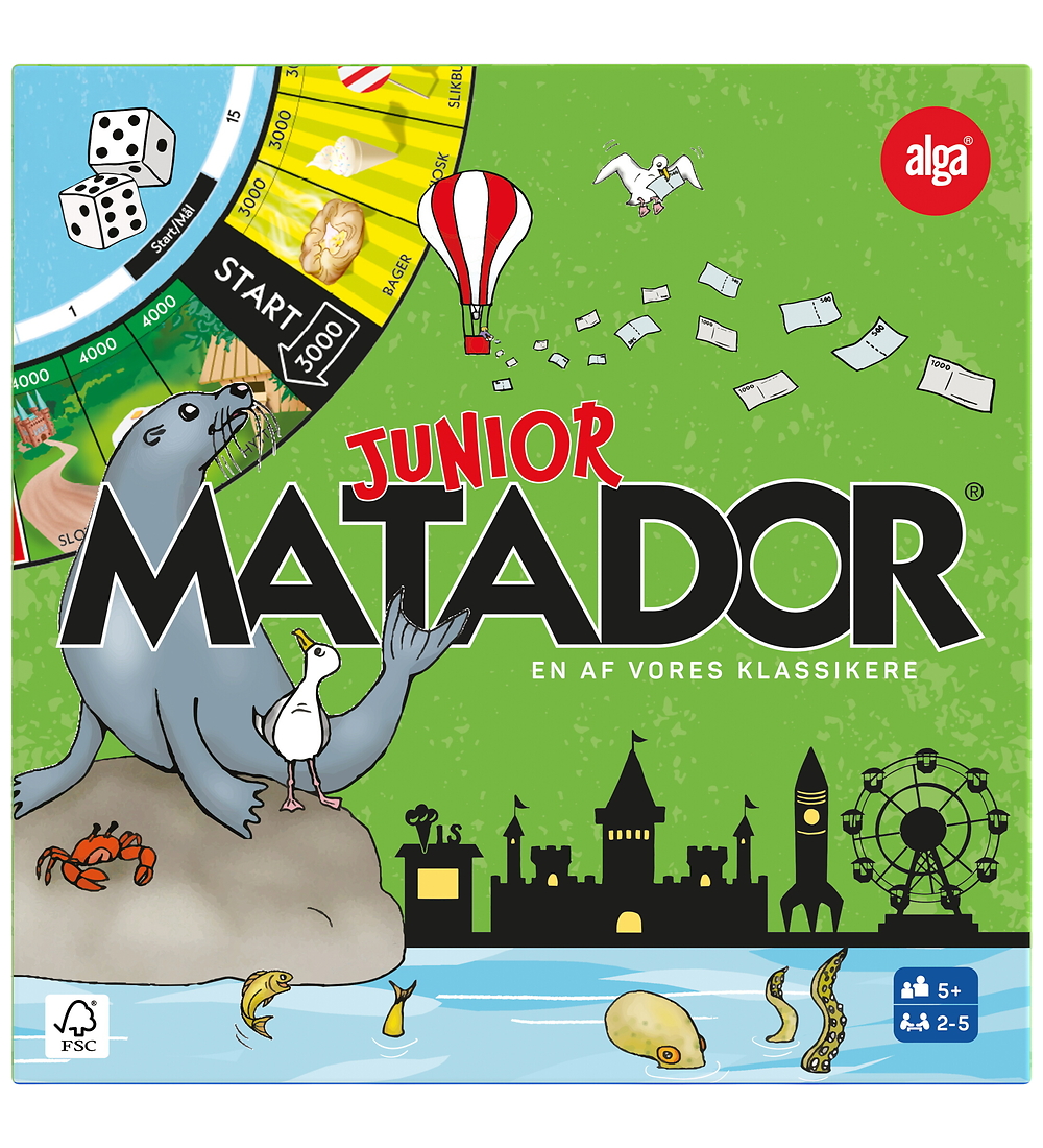 Alga Brettspiel - Matador Junior - Alga - One Size - Brettspiele von Alga