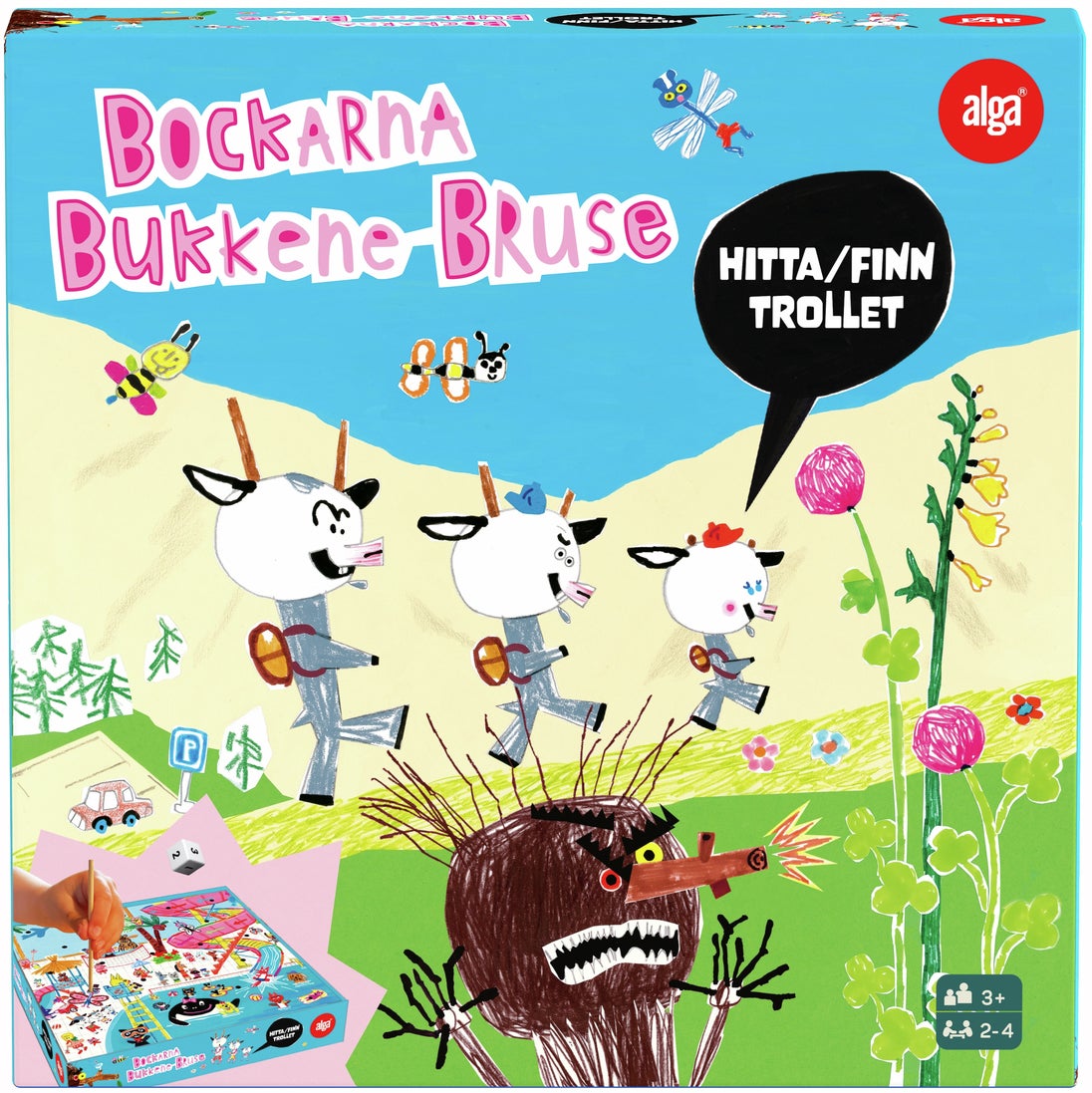 Alga Die Drei Böckchen Kinderspiel Finde Den Troll von Alga