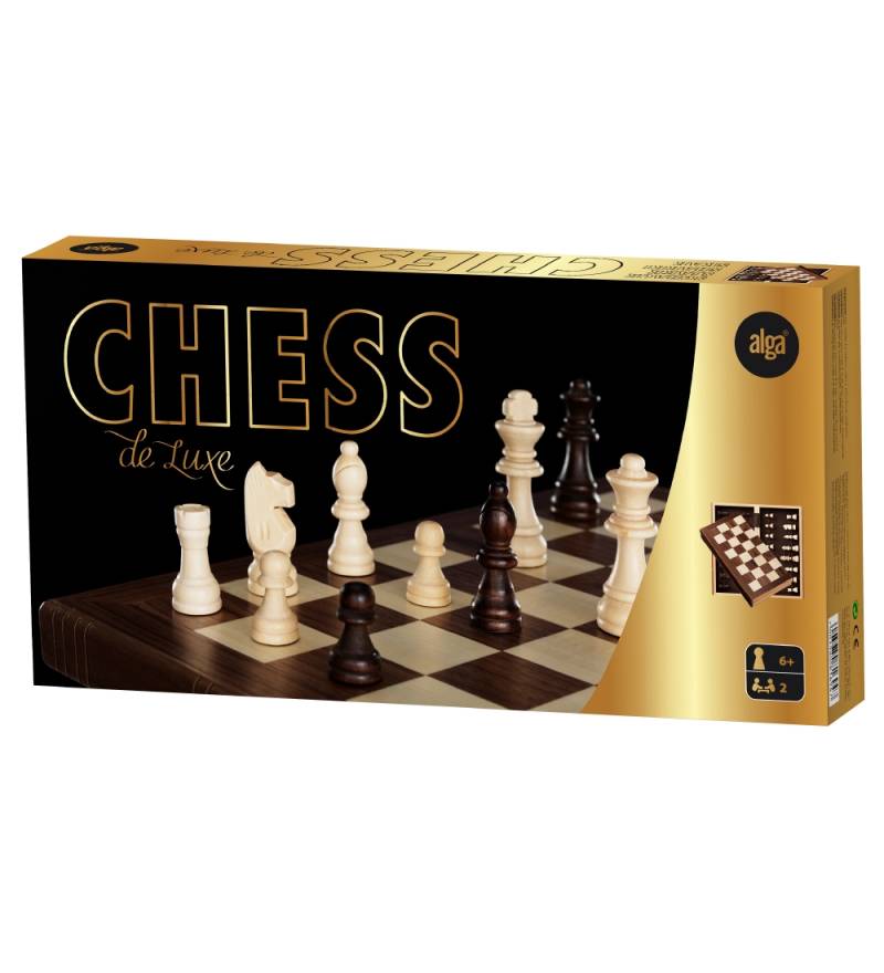 Alga Games - Schach Deluxe - Alga - One Size - Brettspiele Alga Games - Schach Deluxe - Alga - One Size - Brettspiele von Alga