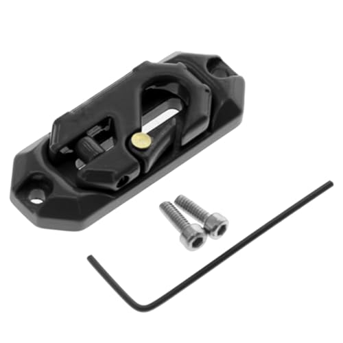 Aliaga Metall Winde Haken Recovery Werkzeug mit Winde Control Mount Platte Geeignet für Auto Fernbedienung Kletterer Axail SCX10 TRX4, Schwarz von Aliaga