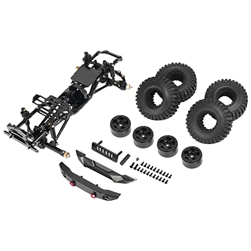 Aliaga Montageset aus Aluminium-Legierung für Axial SCX24 AXI00006 1/24 RC Crawler Car Upgrade Teile, Schwarz von Aliaga