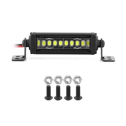 Aliaga RC Auto-Dachlampe 24 36 LED-Lichtleiste für 1/10 RC Crawler Axial SCX10 90046/47 SCX24 Wrangler D90 TRX4 Karosserie, E von Aliaga