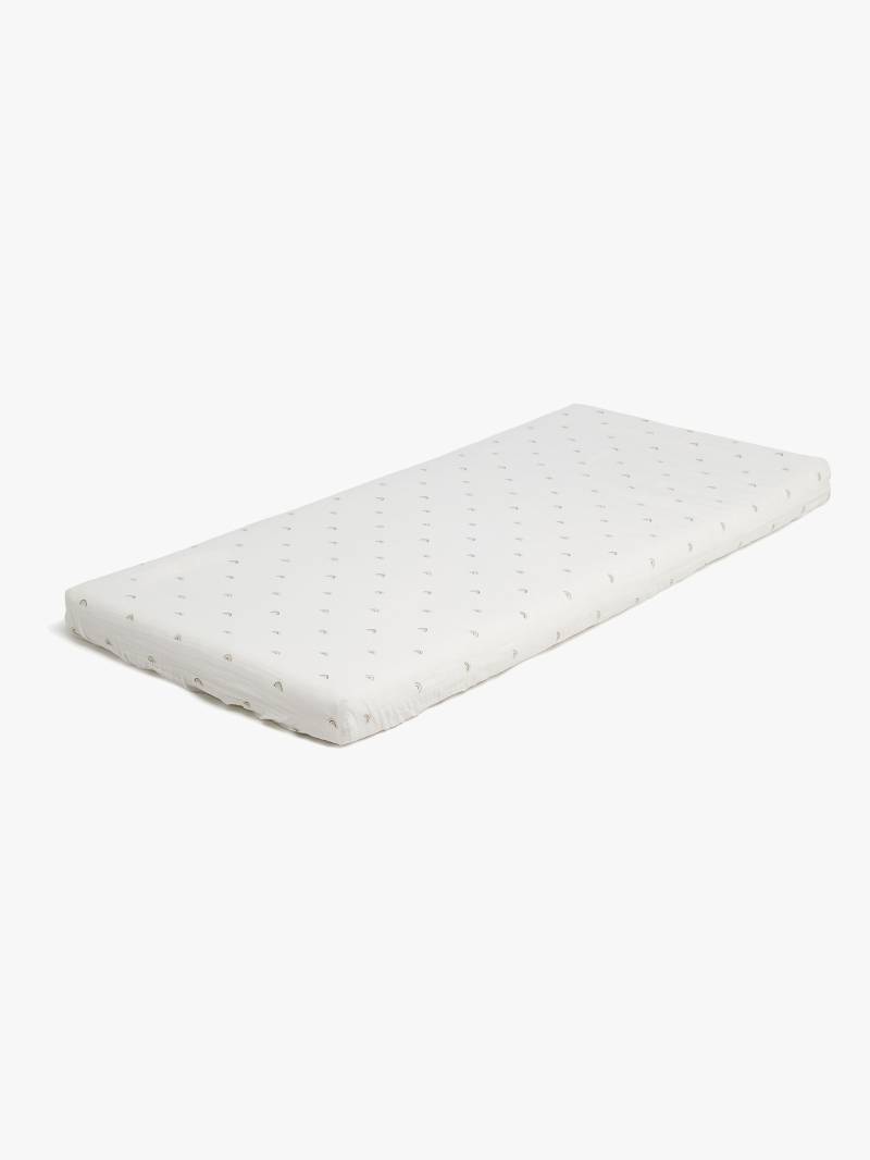 Alice &  Fox AVIVA Spannbettlaken Babybett 60x120, Weiß von Alice & Fox