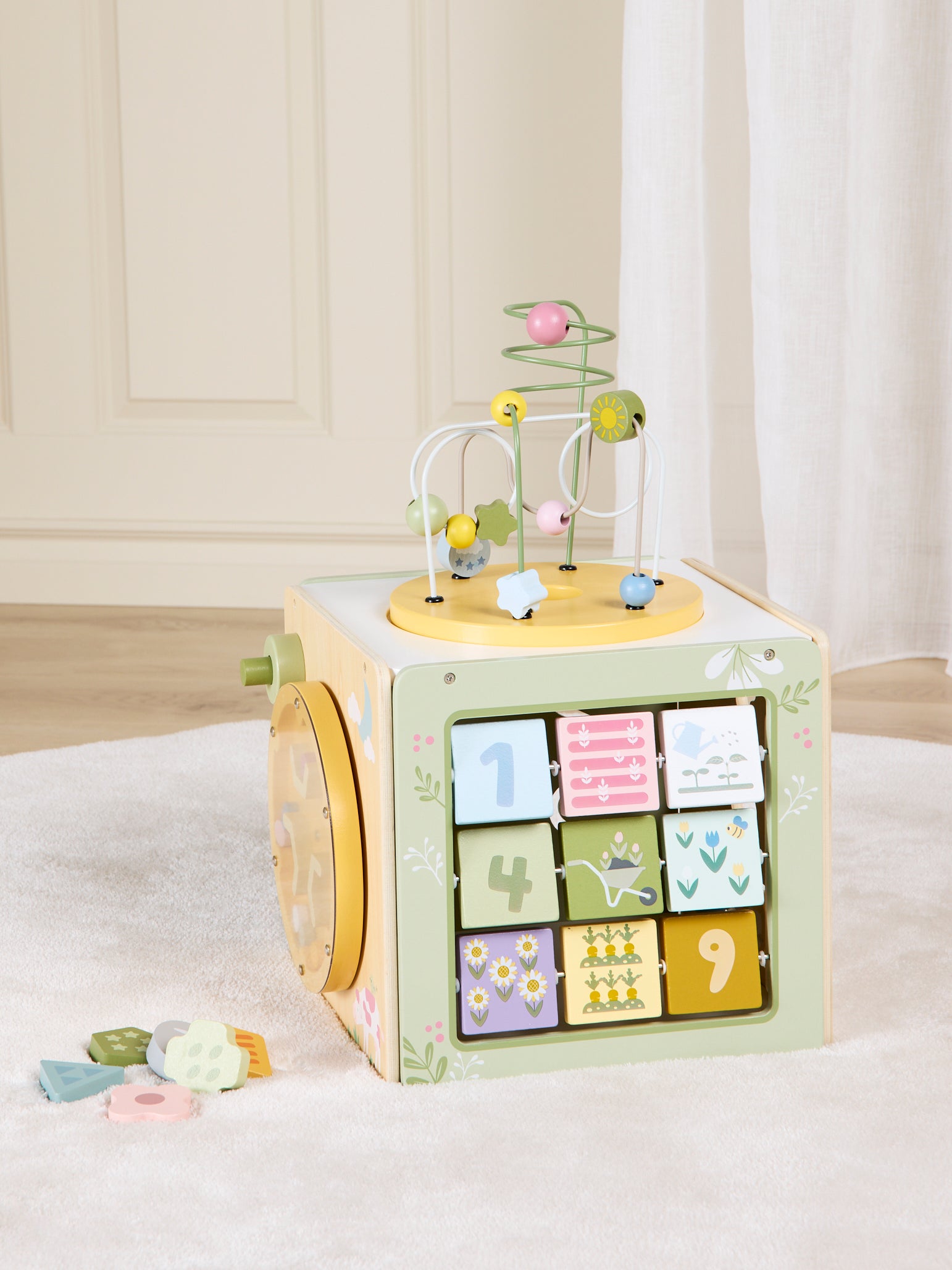 Alice &  Fox Aktivitätswürfel Bauernhof, Babyspielzeug von Alice & Fox