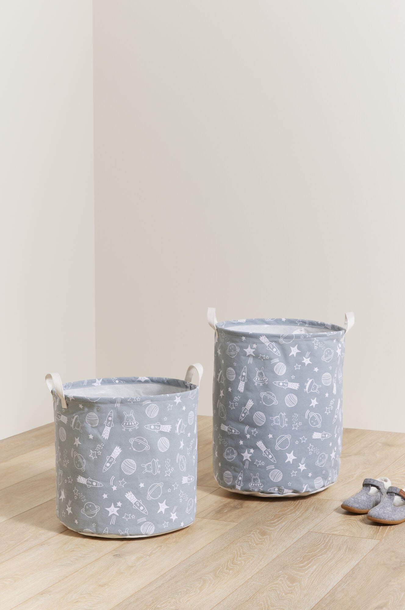 Alice & Fox Aufbewahrungskorb 2er-Pack Space, Grey/white Alice & Fox Aufbewahrungskorb 2er-Pack Space, Grey/white von Alice & Fox