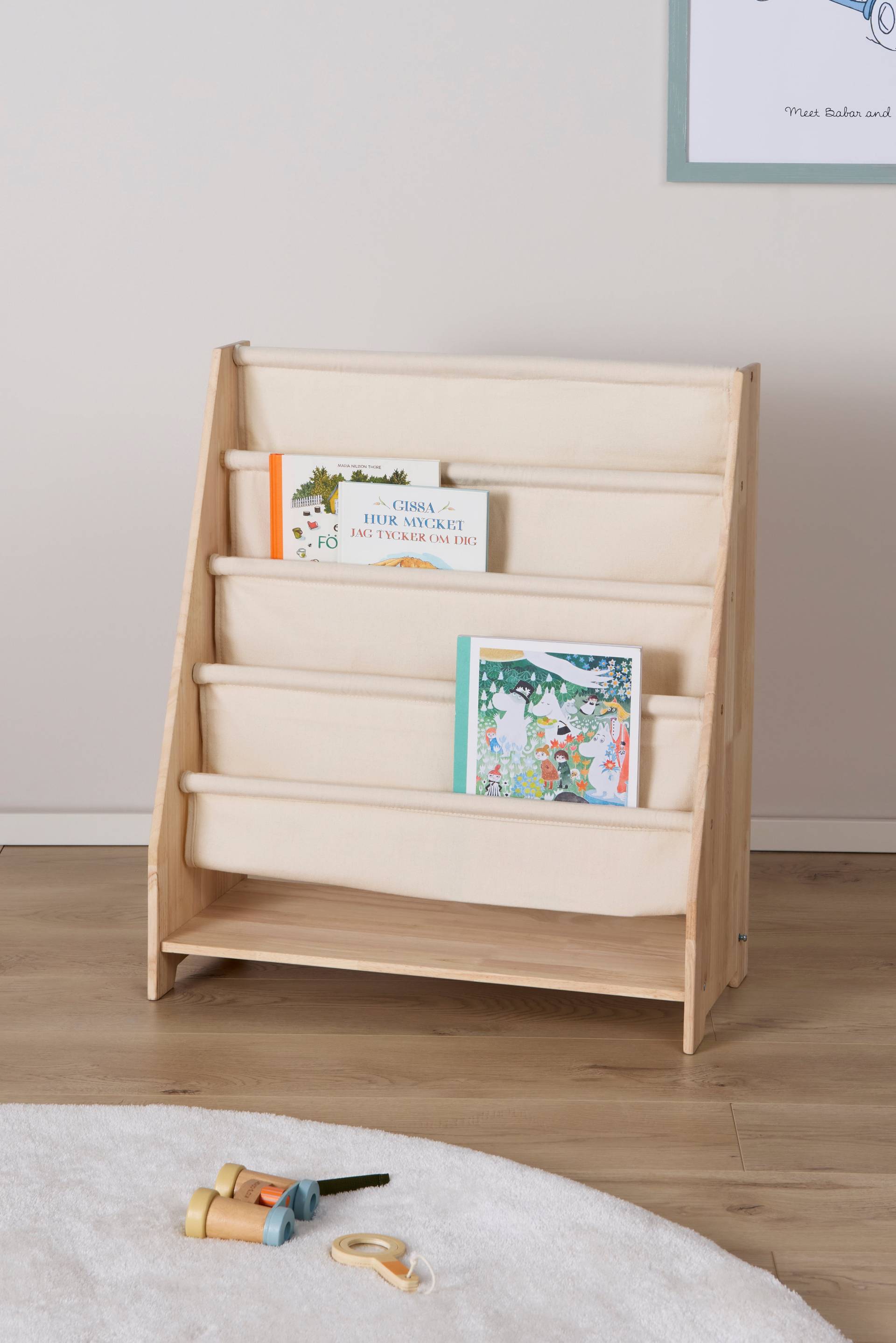 Alice &  Fox Bücherregal Canvas, Natur, Bücherregal kinderzimmer, Kinder, Kids von Alice & Fox